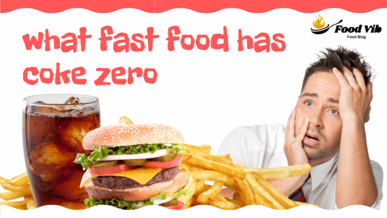 Fast Food Joint Has Coke Zero in Various Countries
