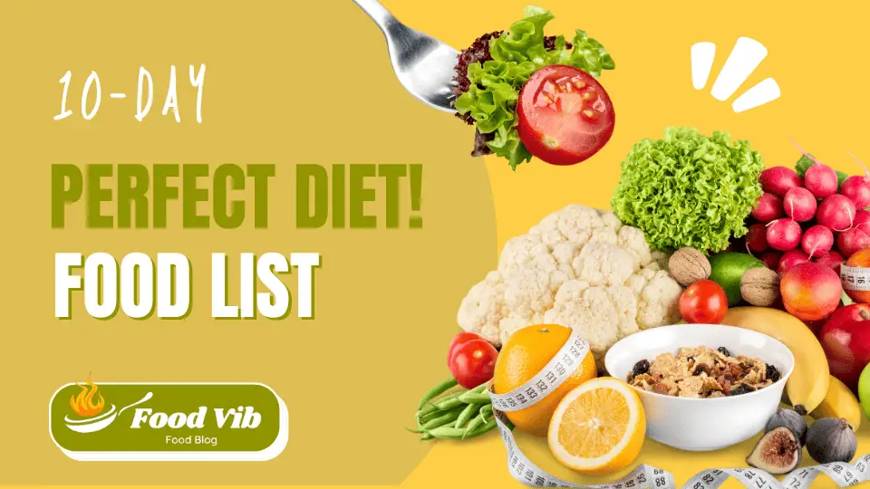 10-Day Detox Diet Food List