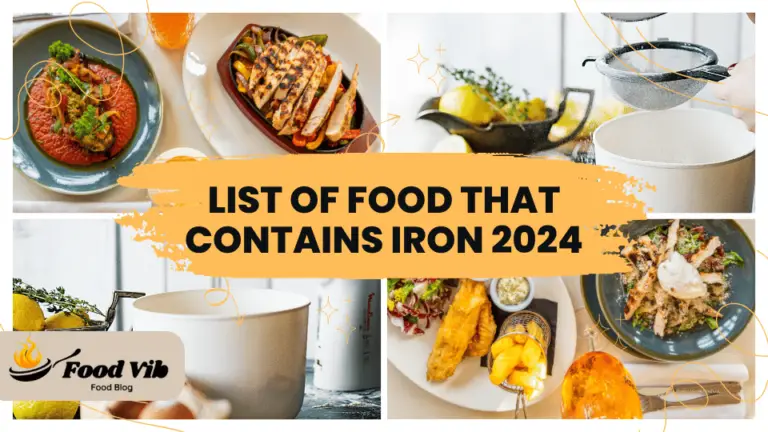 List Of Food That Contains Iron 2024
